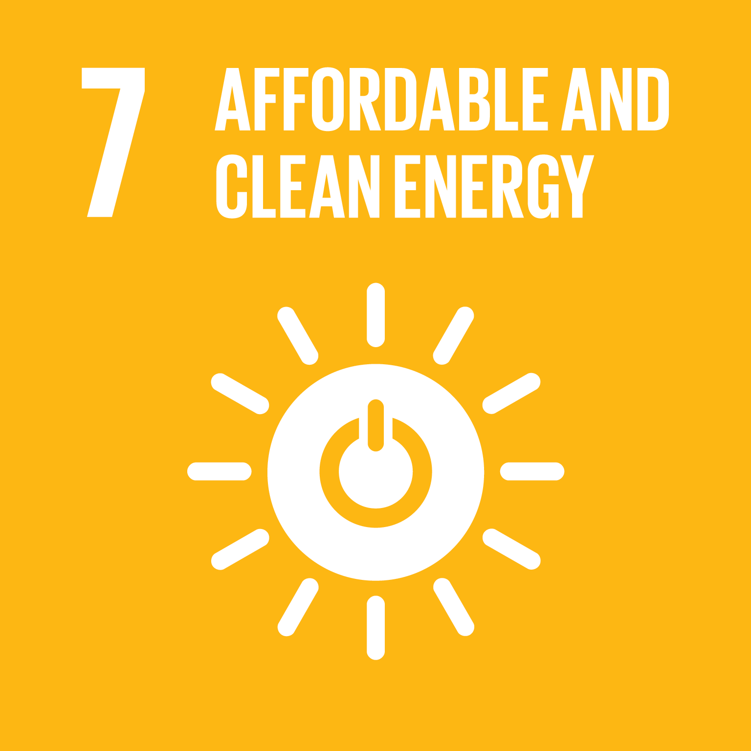 Goal 7: Affordable Clean Energy, the text of this infographic is listed below