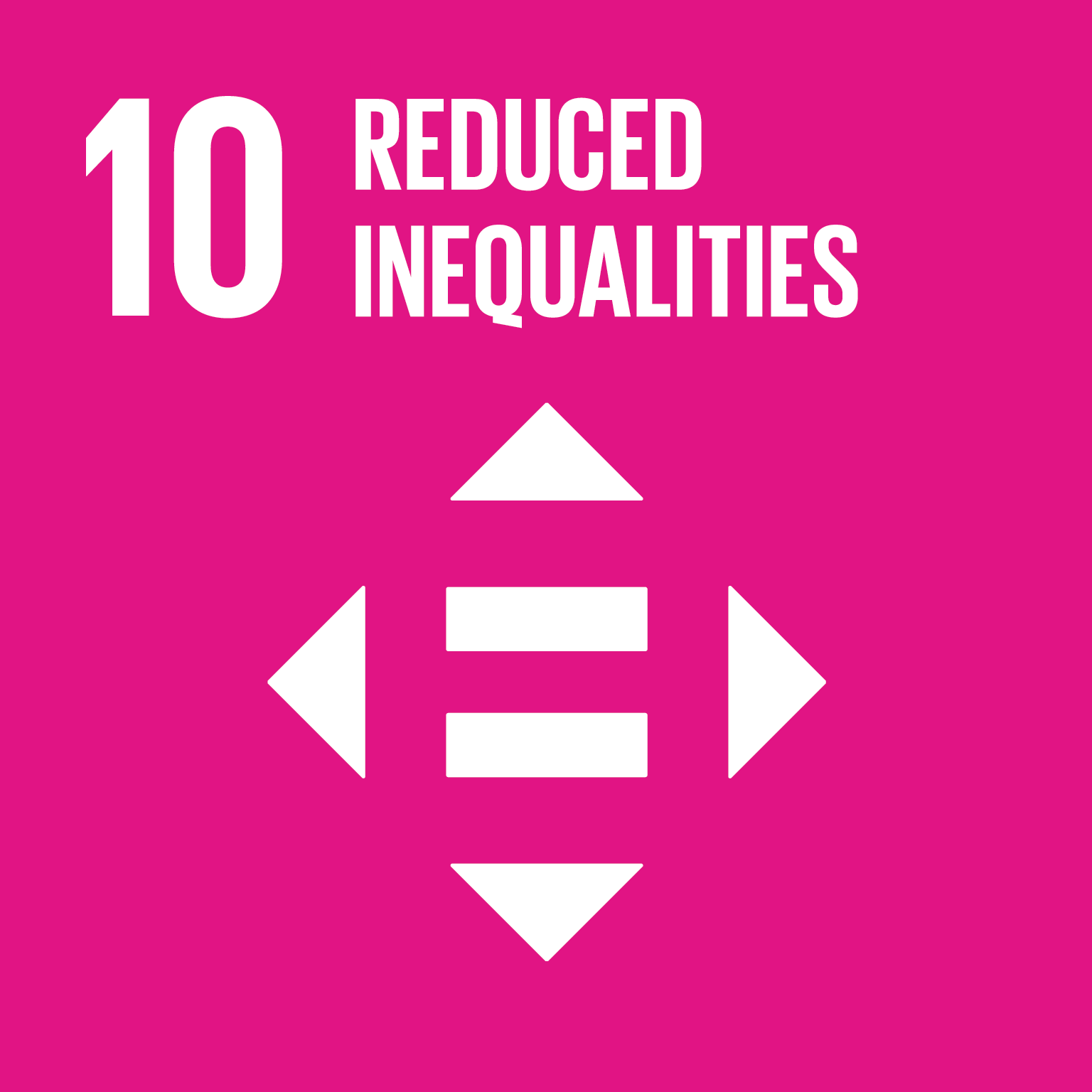 Goal 10: Reduced Inequalities, the text of this infographic is listed below