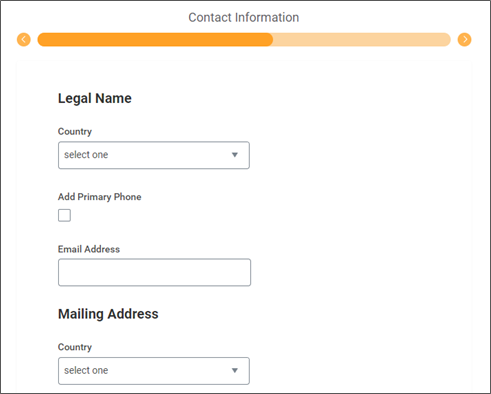 Screenshot of additional contact information.
